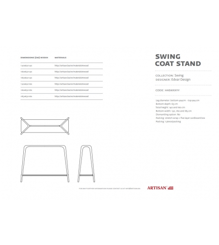 Perchero Swing - Artisan