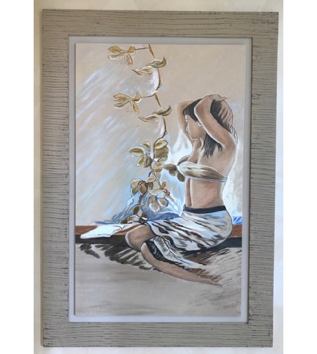 Vinciguerra Shop Collection Sitting Woman Painting