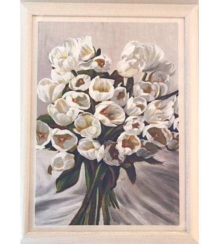 Vinciguerra Shop Collection Bouquet de tulipes blanches