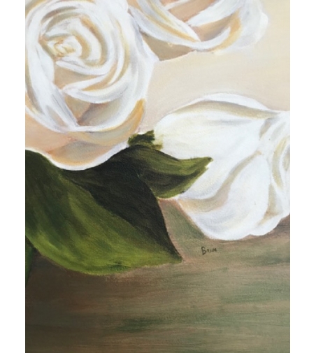 Vinciguerra Shop Collection Quadro Rose bianche