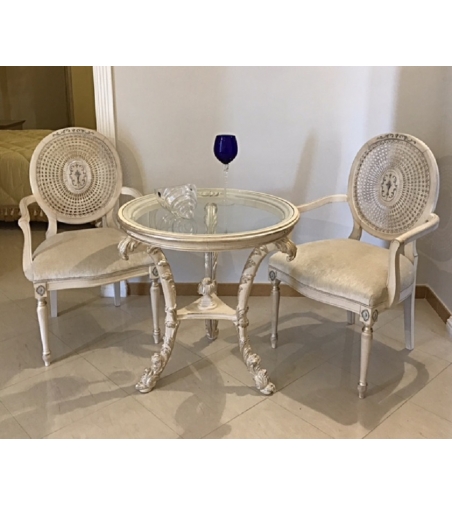 Florence Art Coffee Table and Armchairs