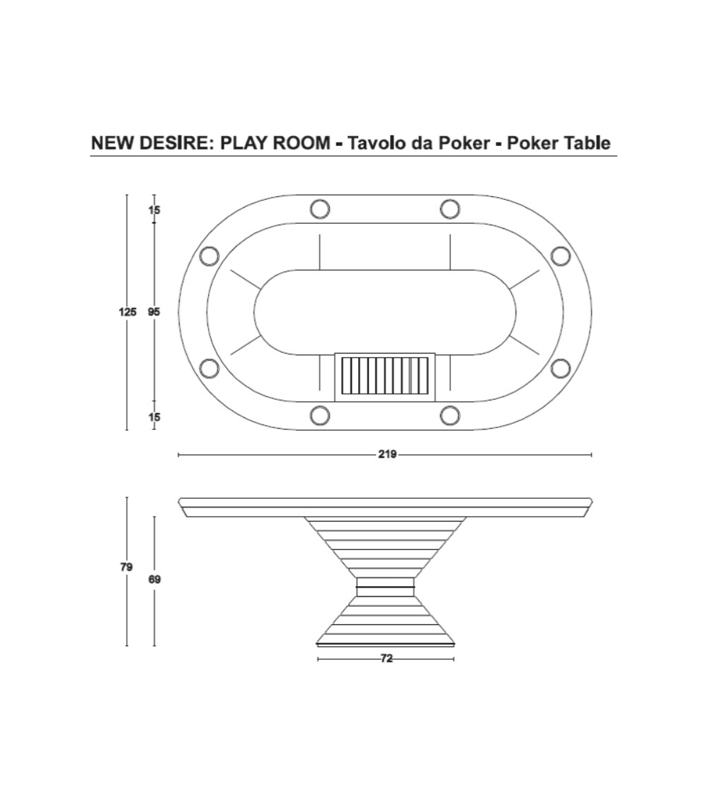 Tavolo Rettangolare Vegas - Vismara...