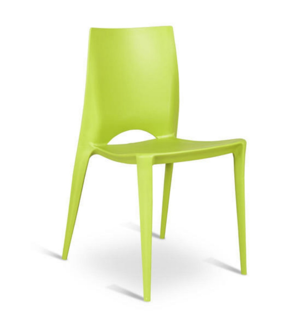 Denise Polypropylene Chair - Stones