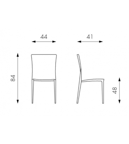 Stones - Set of 4 Denise Chairs