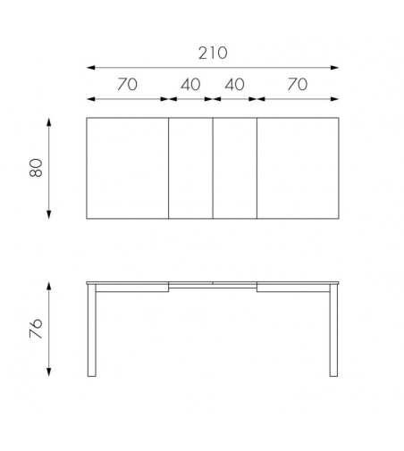 Stones - Table Extensible Traffic