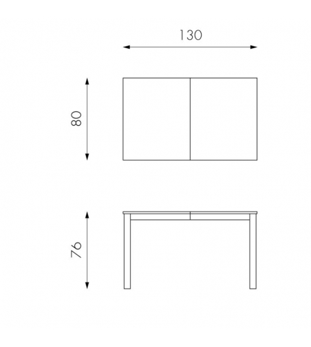 Stones - Traffic Extendable Table
