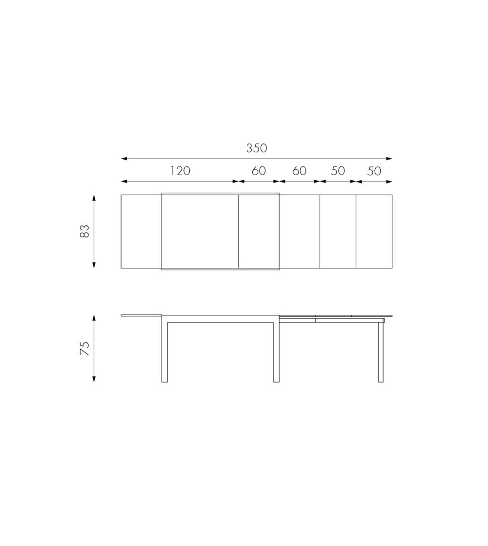 Stones - Executive Extendable Table