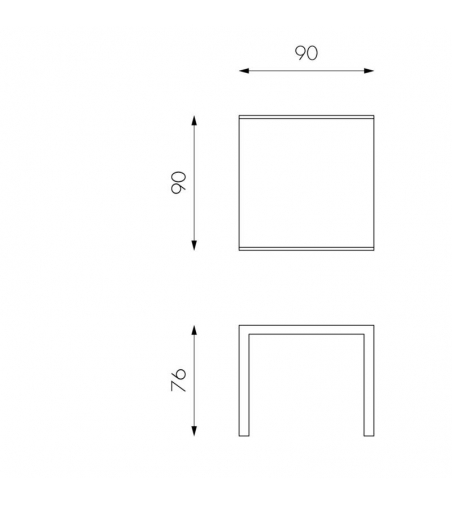 Stones - Banner Extendable Table