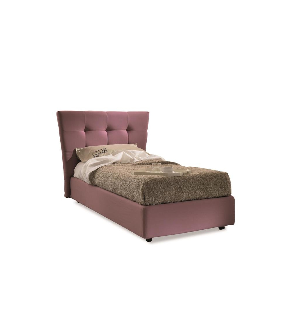 Betty Single Bed With Box- Stones