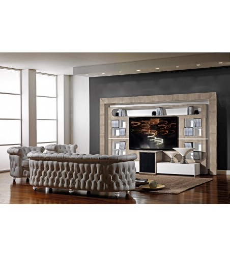 Vismara Design Desire Meuble Tv Mural de Luxe