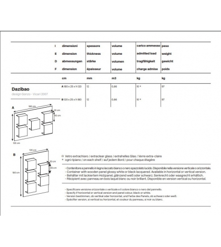 Tonelli Design - Behälter Dazibao