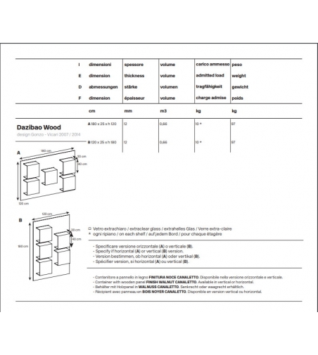 Tonelli Design - Behälter Dazibao Wood