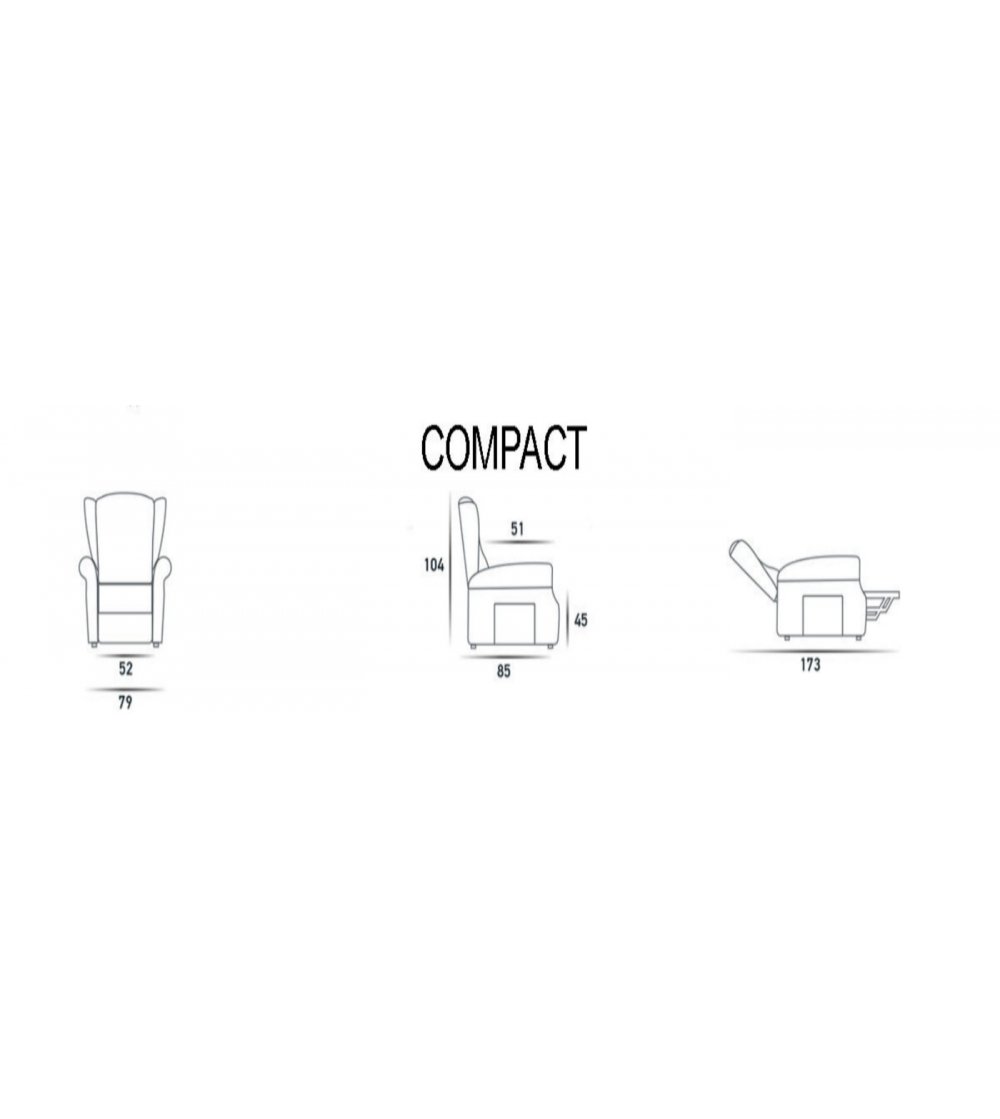 Bergè Spazio Relax Armchair