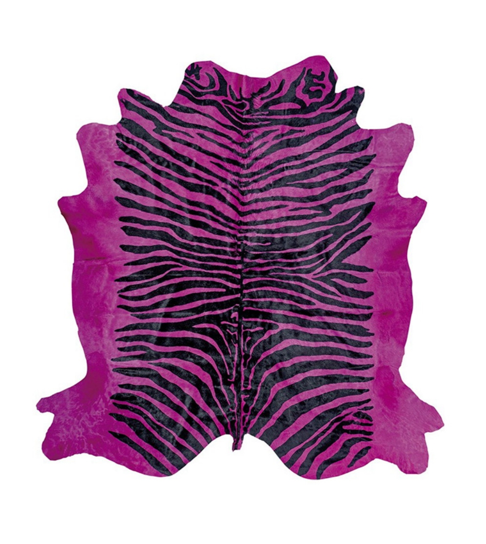 Tappeto In Pelle Stampata Zebra - Sitap