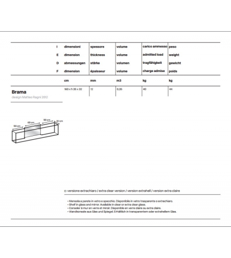 Wandregal Tonelli Design Brama