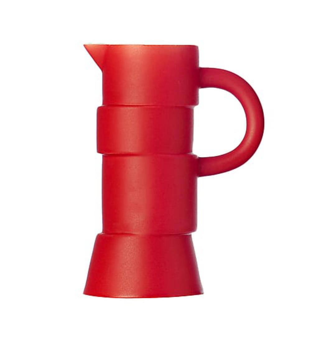 Chiaroscuro Red Jug With Handle - L'Abitare