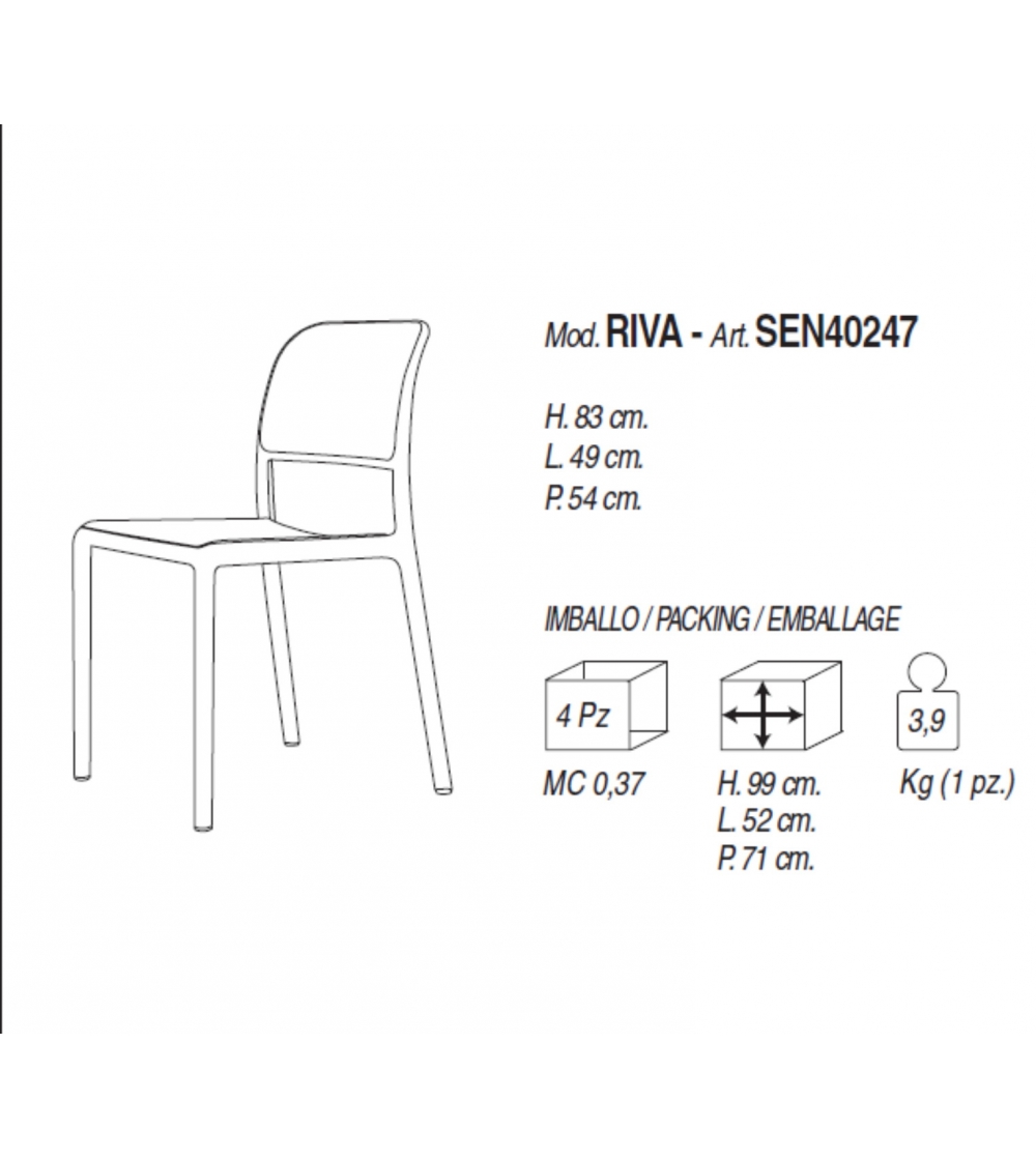 Chaise Riva La Primavera
