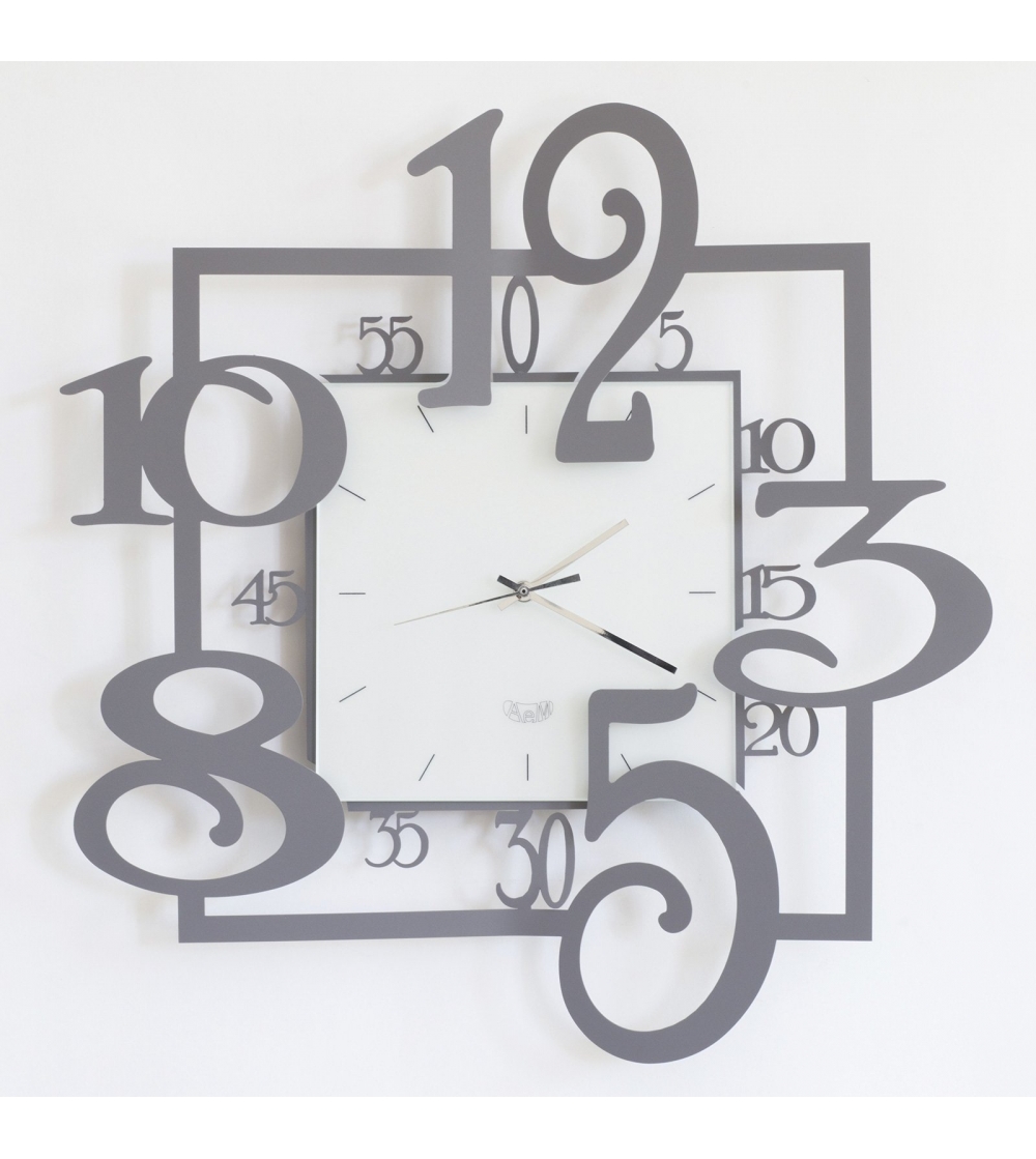 Tempus wall clock by Arti e Mestieri completely in metal