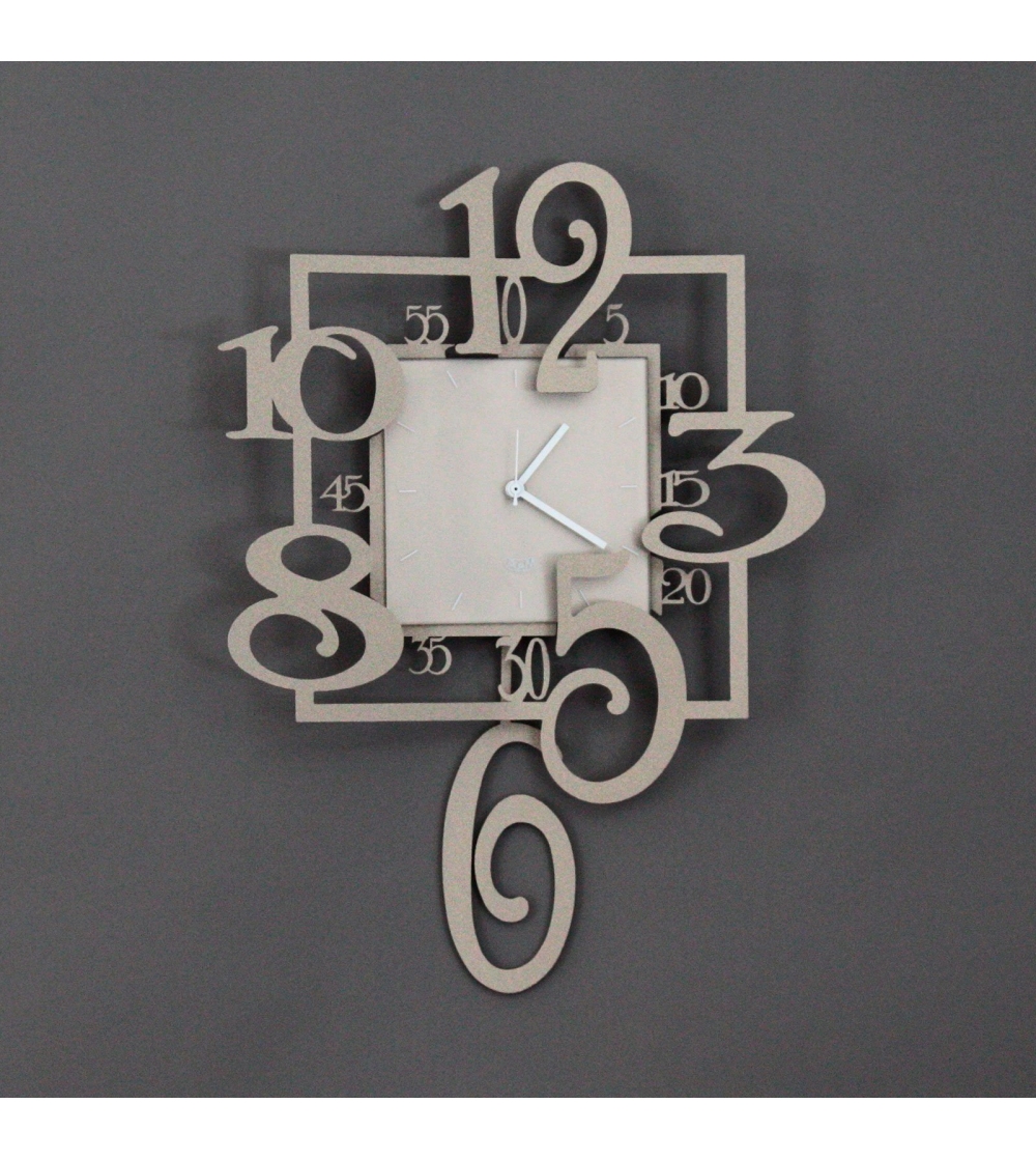 Amos - Arti & Mestieri Wall Clock With Pendulum