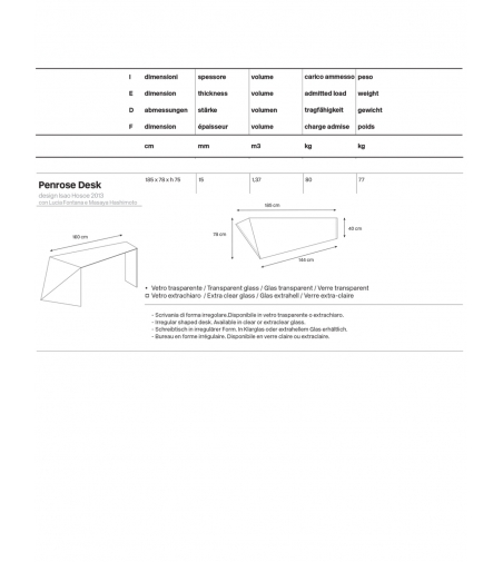 Tonelli Design Schreibtisch Penrose Desk