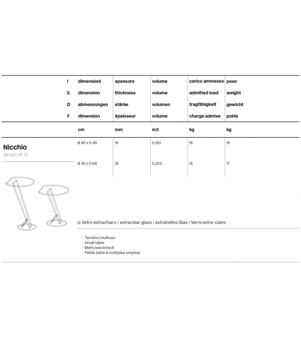 Nicchio Tonelli Design Coffee Table