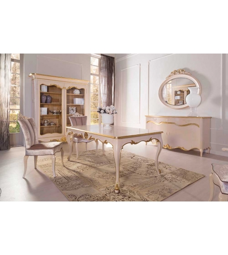 CO.127 Stella del Mobile Classic Cherry Wood Table