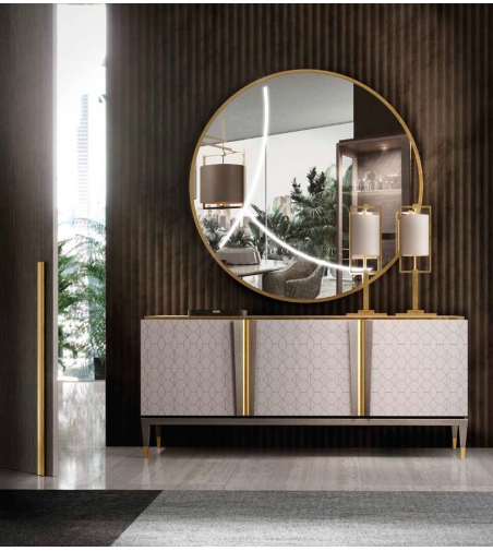 Valderamobili - Arlo Round Mirror