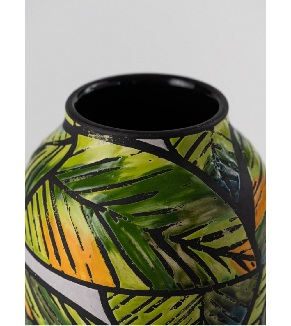 Tropical Vase With Leaves - Nuove...