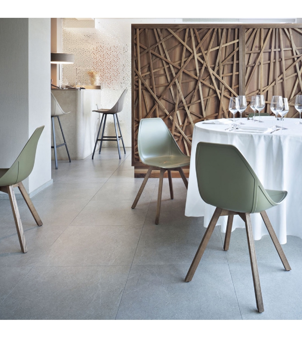 Sedia X Wood 1083 - Alma Design
