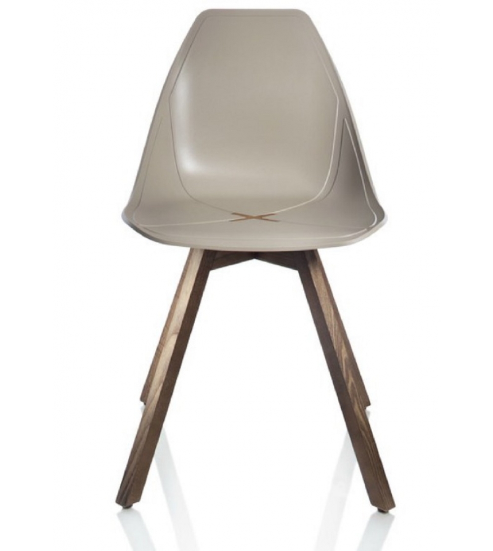 Alma Design - X Wood Stuhl