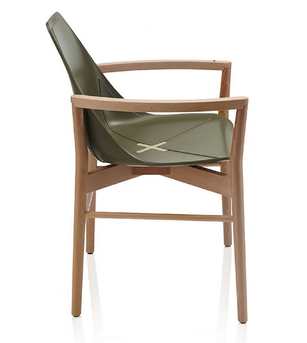 Alma Design - X Wood 2 1087 armchair
