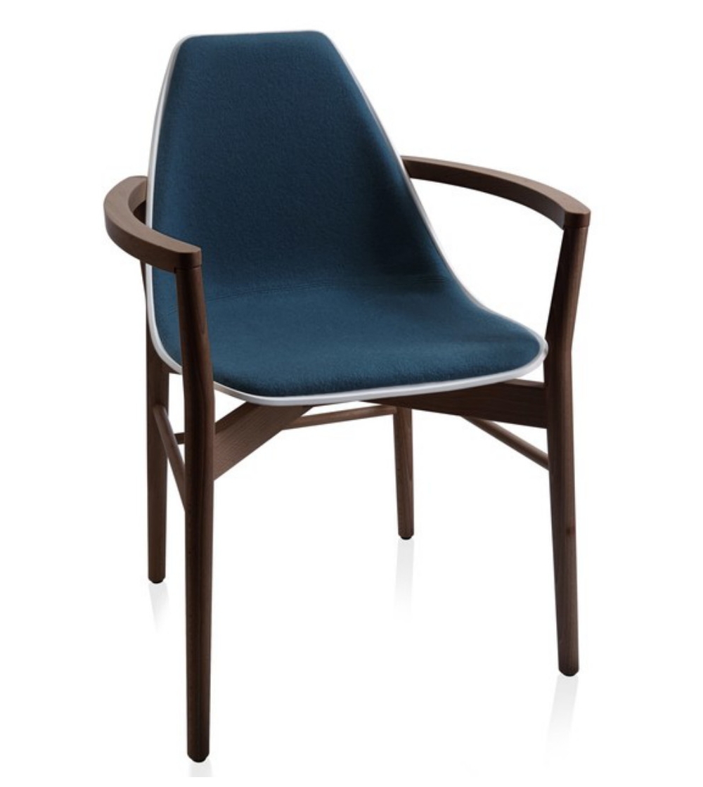 Alma Design - X Wood 2 1087  Soft Armchair