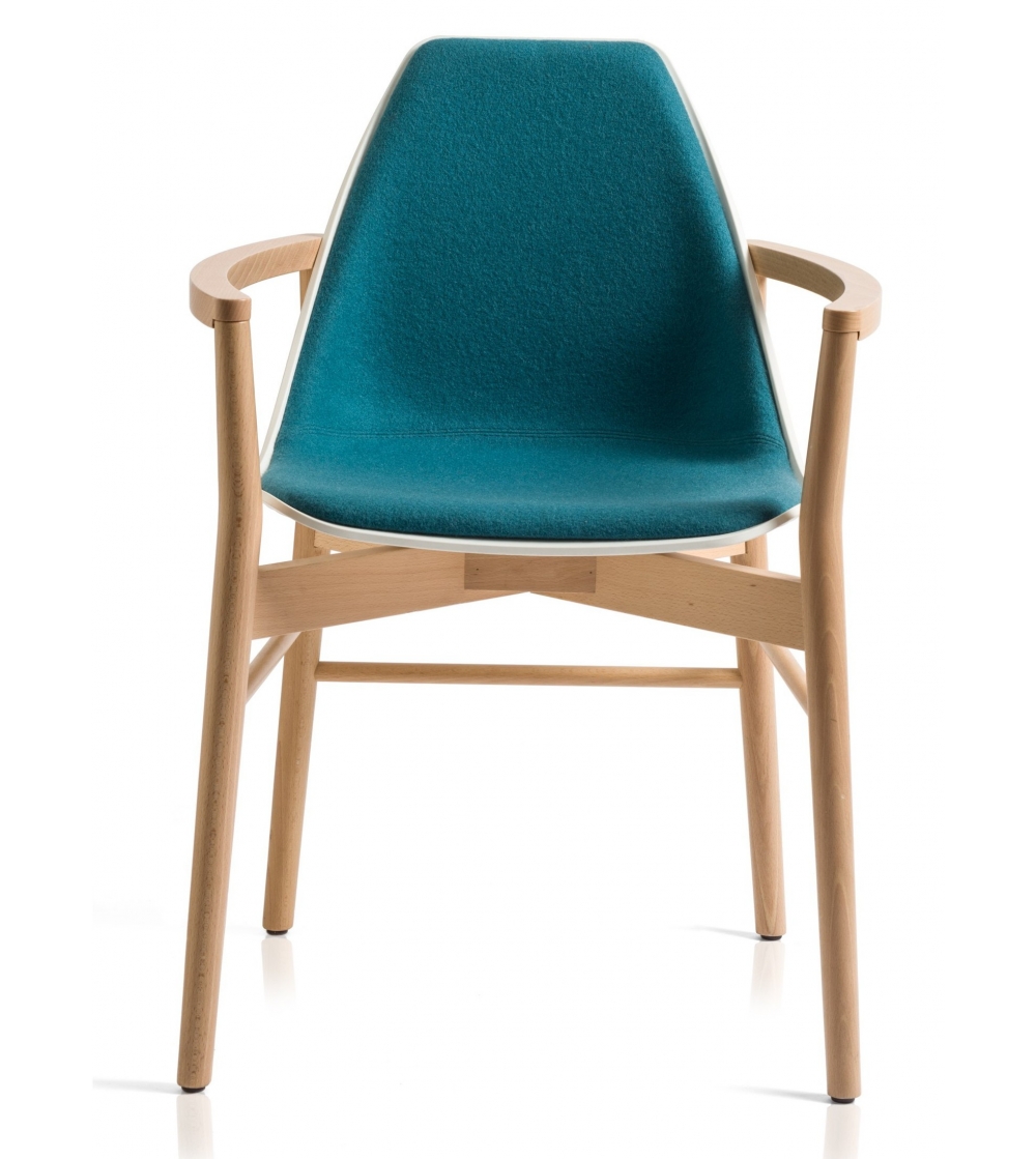 Alma Design - X Wood 2 1087  Soft Armchair