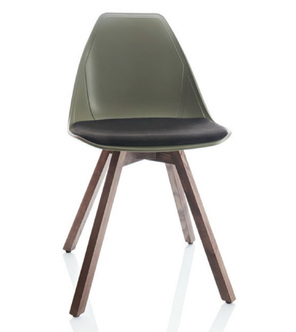 Alma Design - X Wood 1083 Soft Chair