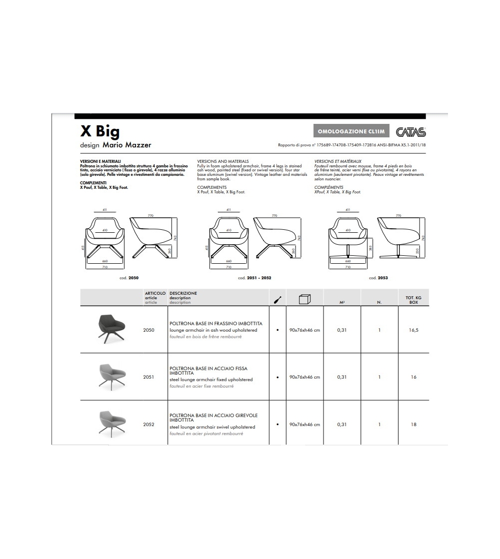 Alma Design - X Big 2052 Drehsessel