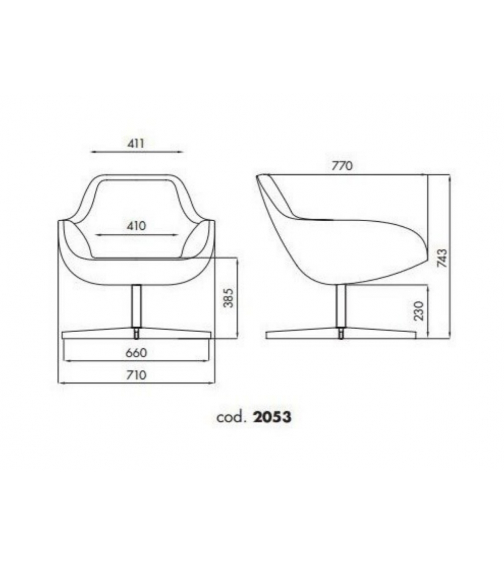 Fauteuil Pivotant X Big 2053 - Alma...