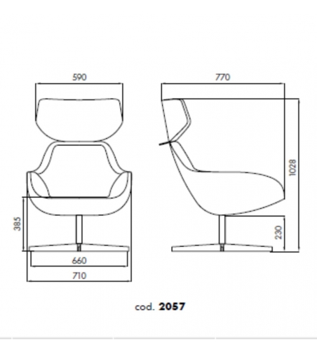 Sillón X 2Big 2057 - Alma Design