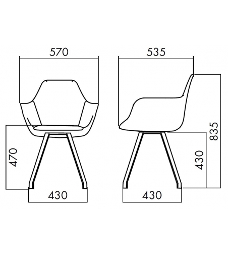 Poltroncina Y Spider 2091 - Alma Design