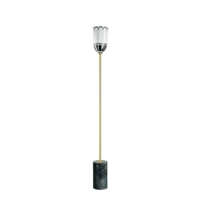 Lampadaire avec base en marbre Don Giovanni-Le Porcellane