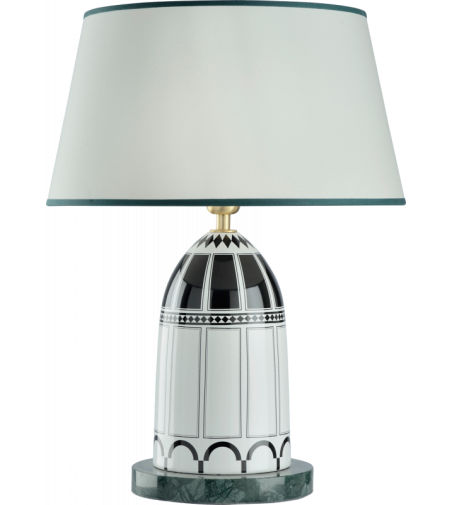 Lampada con base in Marmo Don Giovanni- Le Porcellane
