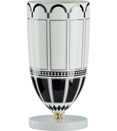 Vase avec base en marbre Don Giovanni-Le Porcellane