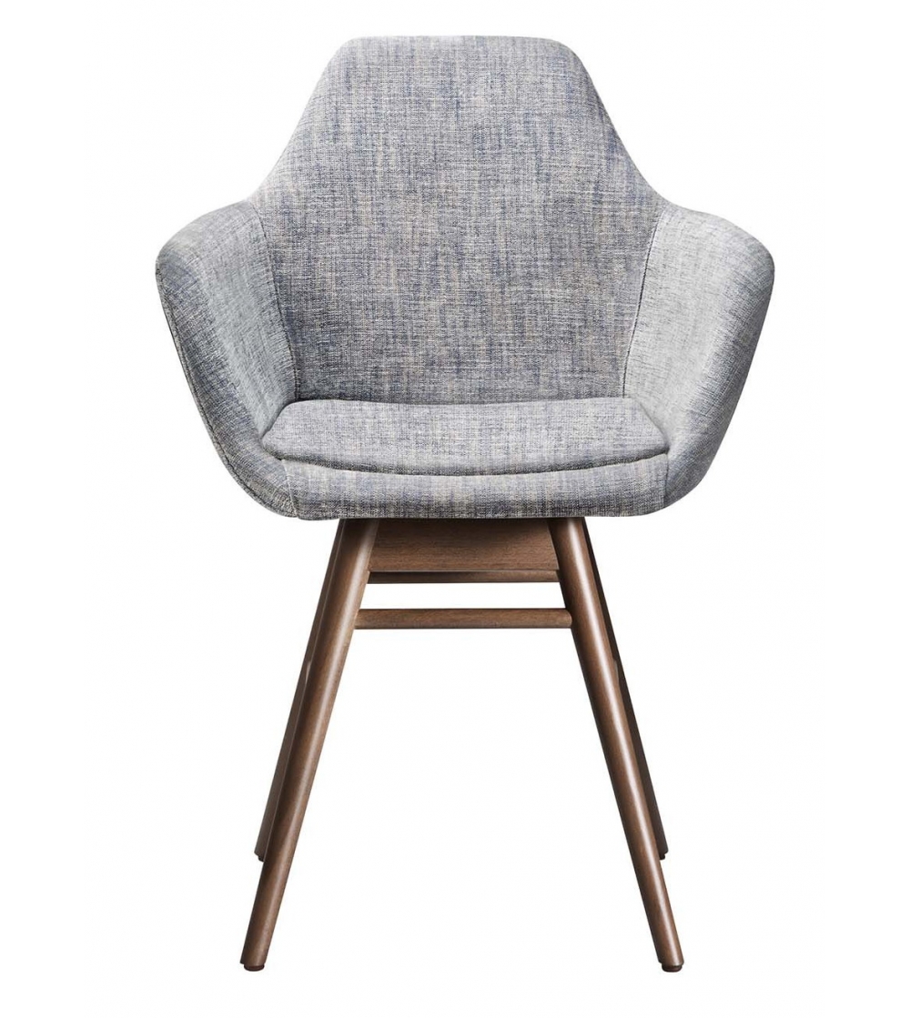 Alma Design - Y Wood 2 2093 Upholstered Armchair