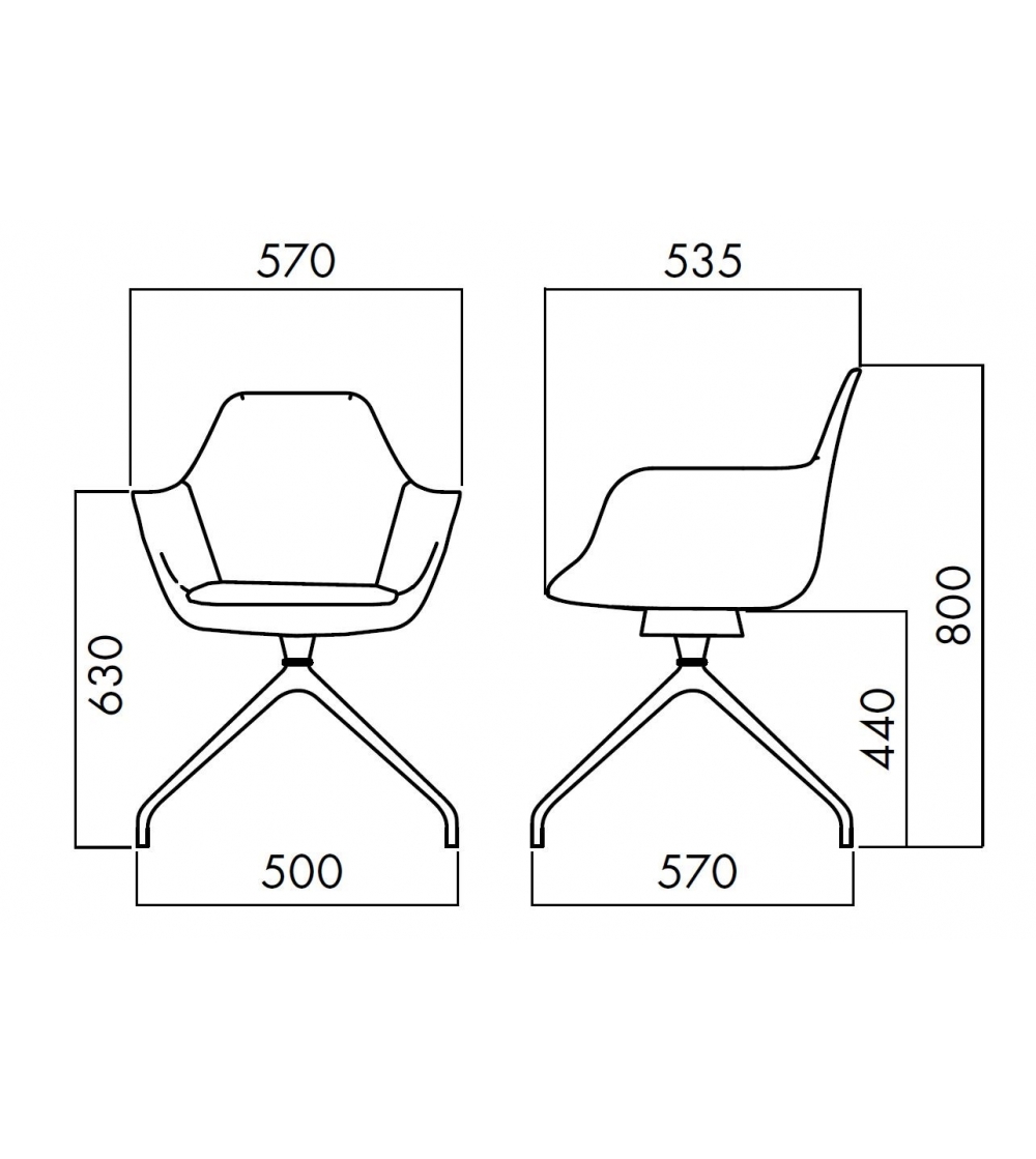 Alma Design - Y Work 2096 Upholstered...