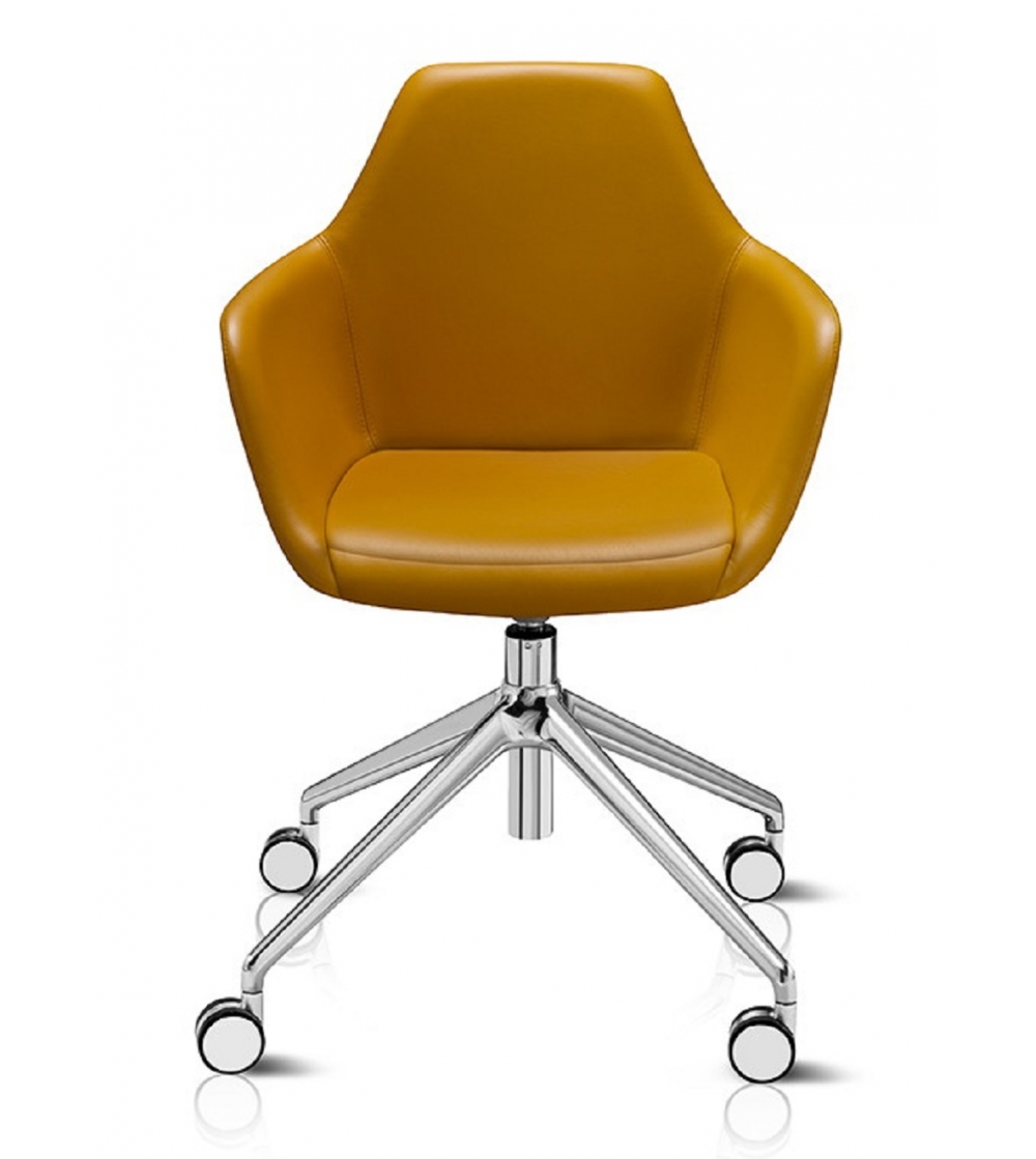 Fauteuil Pivotant Rembourré Y Work 2097 - Alma Design