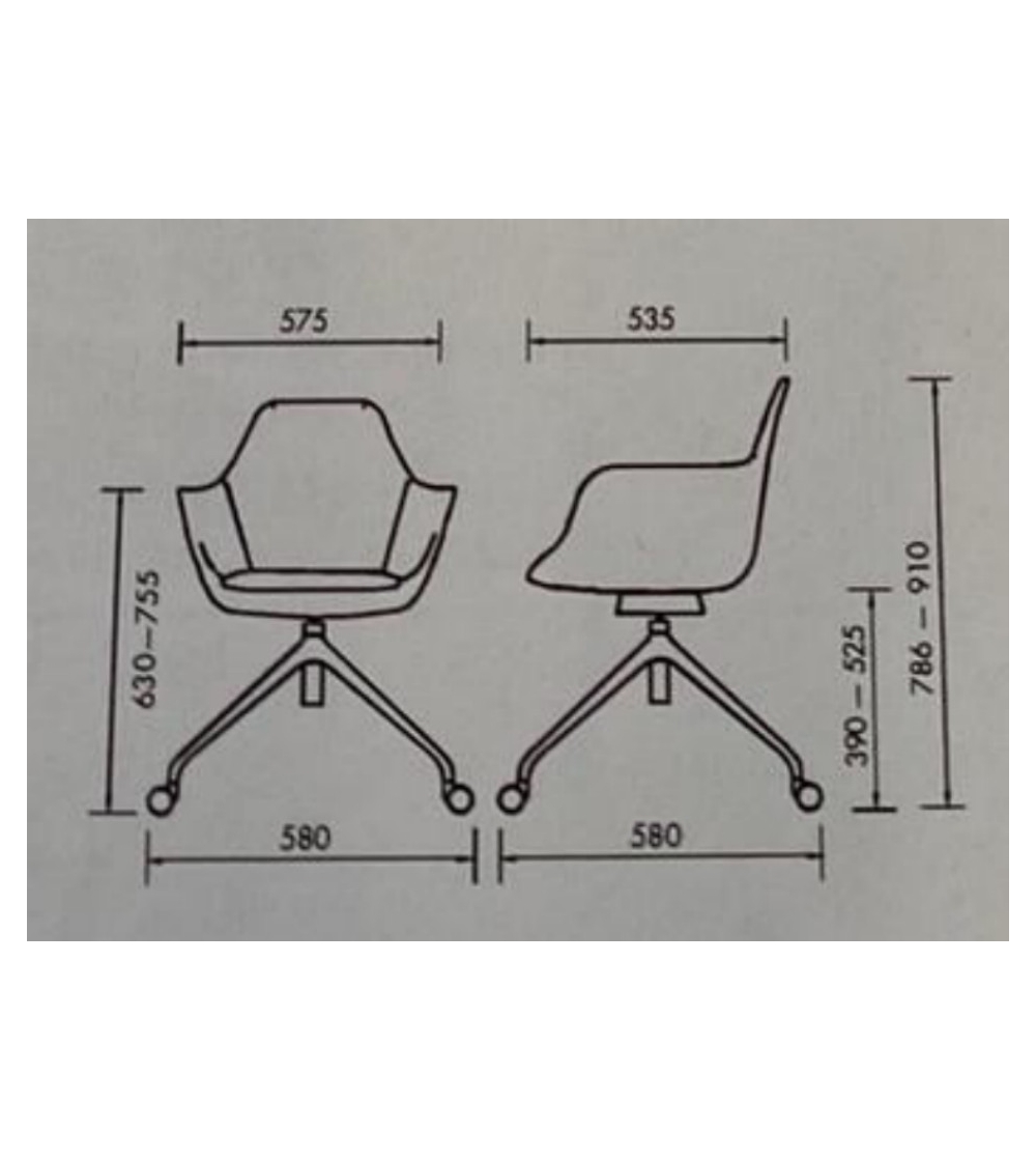 Alma Design - Y Work 2097 Upholstered...