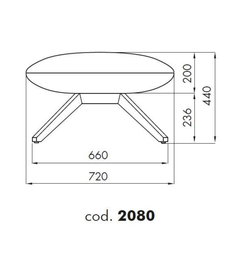 Pouff  X Pouf 2080 - Alma Design