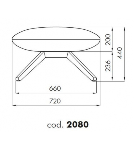 Pouff  X Pouf 2080 - Alma Design