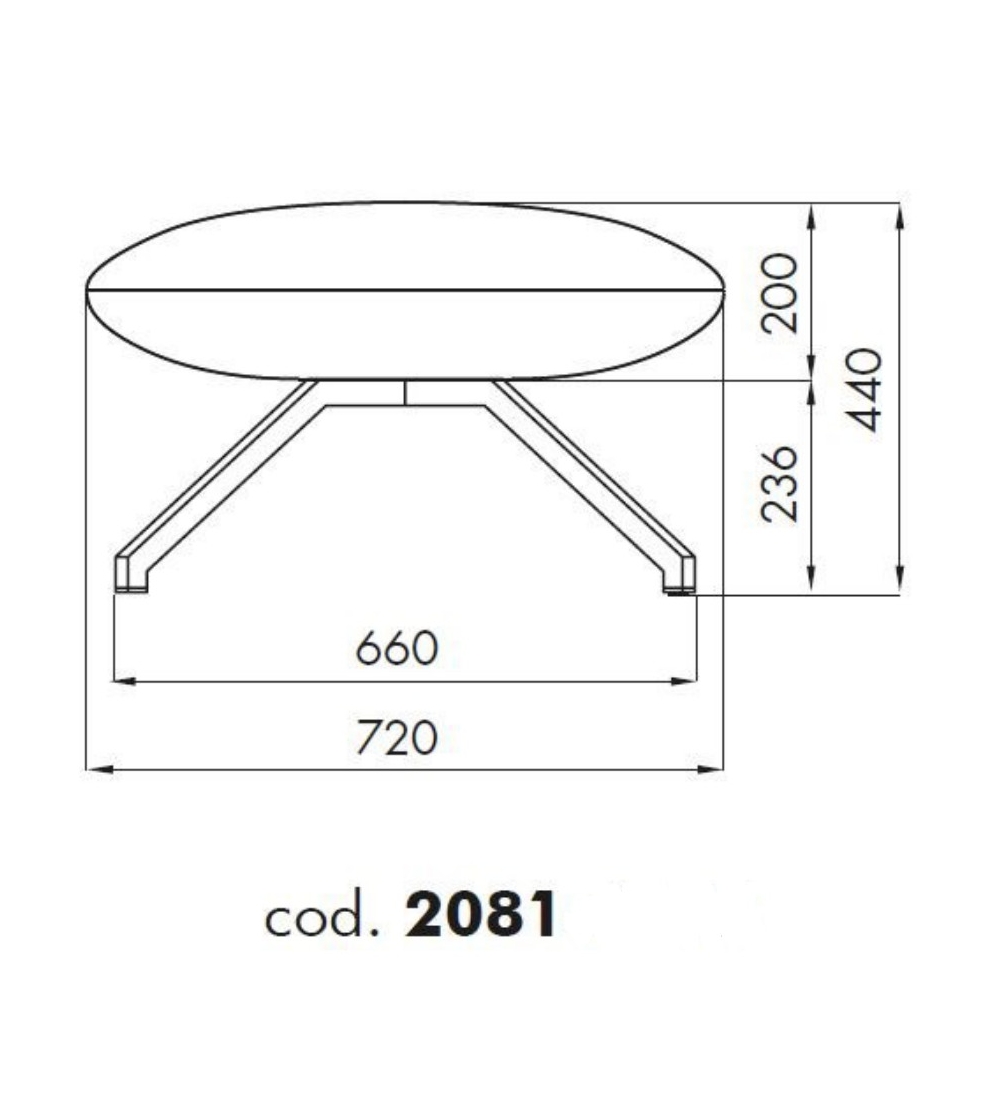Alma Design - Hocker X Pouf 2081