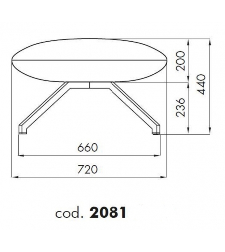 Alma Design - Hocker X Pouf 2081