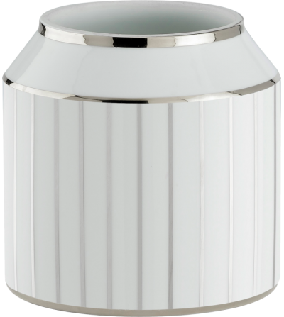 Vase Cylindre Lines 6622/RG-Le Porcellane